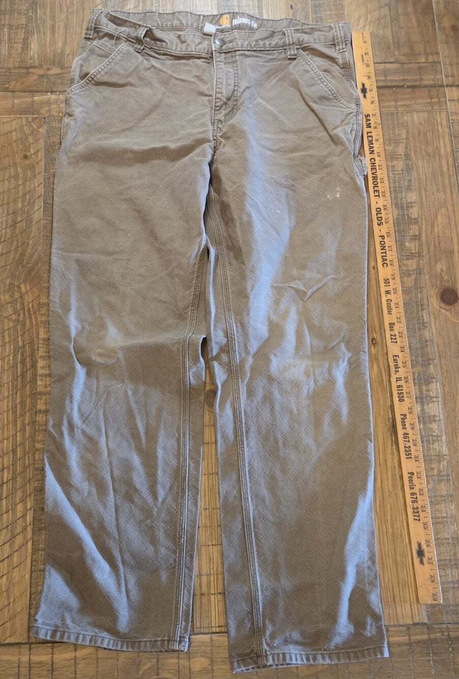 Carhartt relaxed fit  work pants men's size 38x34